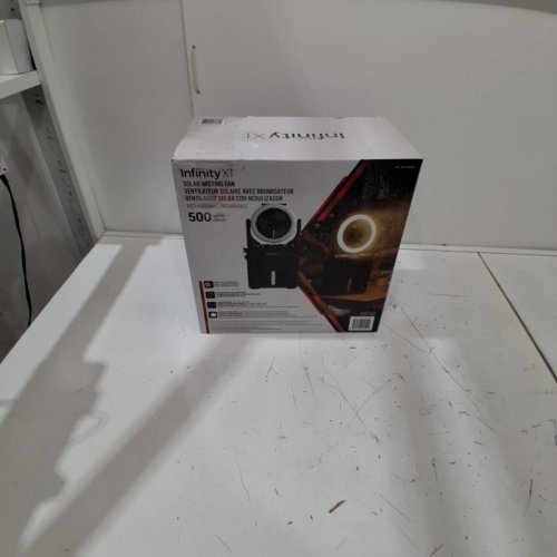 INFINITY X1 SOLAR MISTING FAN- 500LUM (MODEL: 1985328) image 6