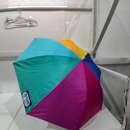 RIO BRANDS/SHELTER-LOGIC WAVE BEACH CLAMP-ON BEACH UMBRELLA - 32" LONG - UPF 50+ - MULTI COLOR (MODEL: UB44-775-1) image 2