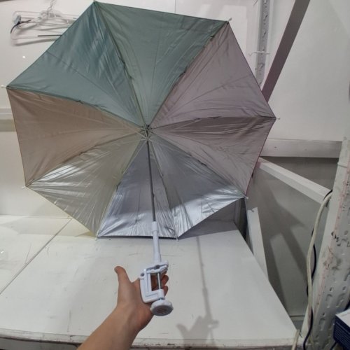 RIO BRANDS/SHELTER-LOGIC WAVE BEACH CLAMP-ON BEACH UMBRELLA - 32" LONG - UPF 50+ - MULTI COLOR (MODEL: UB44-775-1) image 3
