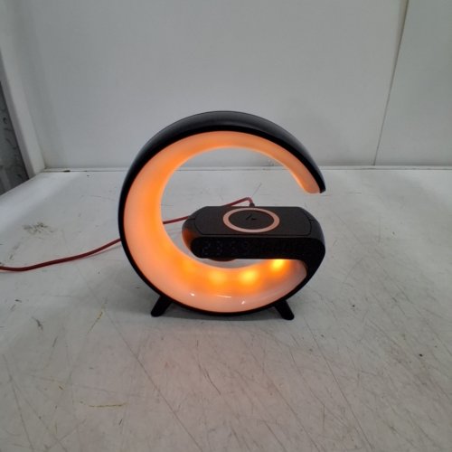 4-IN-1 SMART LED TABLE LAMP WITH WIRELESS CHARGER & SPEAKER - BLACK image 2