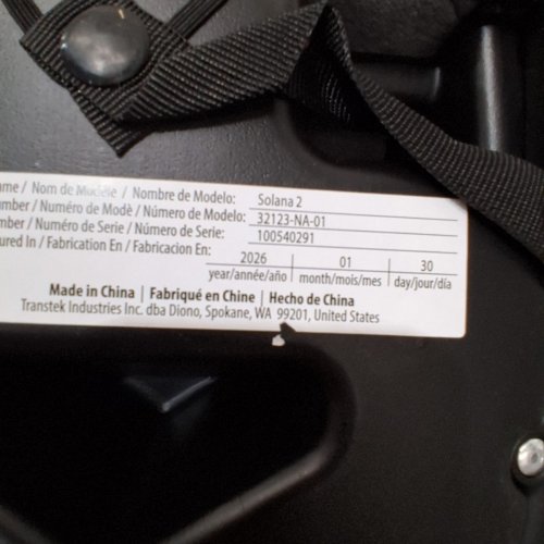 DIONO SOLANA BACKLESS BOOSTER CAR SEATS - BLACK image 3