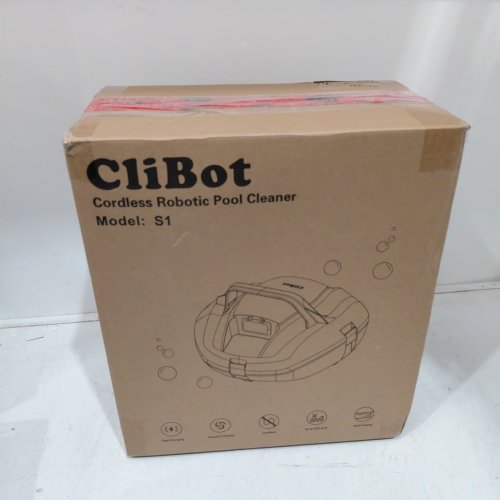 CLIBOT POOL VACUUM ROBOT FOR ABOVE GROUND POOL - UP TO 850SQ.FT - 120MIN RUNNING TIME - ORANGE/BLACK - (MODEL:CB-1) image 4