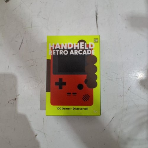 J'ADORE HANDHELD RETRO ARCADE GAME - 100 GAMES - 3.1" X 4.7" - RED (MODEL: 851783) image 2