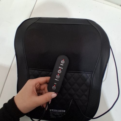 AERLANG CORDLESS BACK AND NECK MASSAGER WITH HEAT SHIATSU - BLACK (MODEL: BK02) image 2