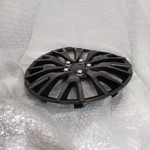3PK HUBCAPS WHEEL COVERS FOR VARIOUS MODELS - 16" - BLACK/GLOSS (MODEL: T-R16-20) image 3