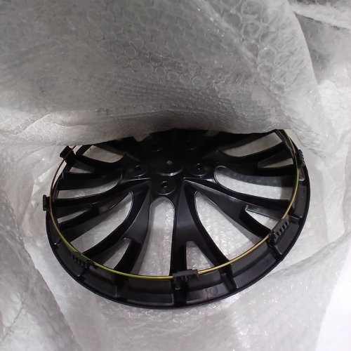 3PK HUBCAPS WHEEL COVERS FOR VARIOUS MODELS - 16" - BLACK/GLOSS (MODEL: T-R16-20) image 6