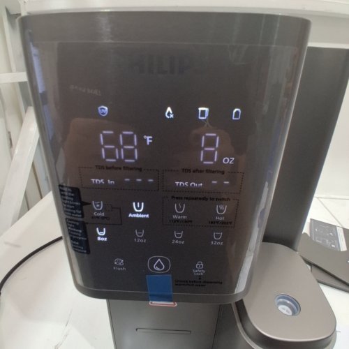 PHILIPS 6-STAGE REVERSE OSMOSIS COUNTERTOP WATER FILTER WITH A PORTABLE PITCHER - SILVER (ADD6928) image 2
