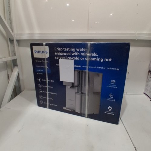 PHILIPS 6-STAGE REVERSE OSMOSIS COUNTERTOP WATER FILTER WITH A PORTABLE PITCHER - SILVER (ADD6928) image 5
