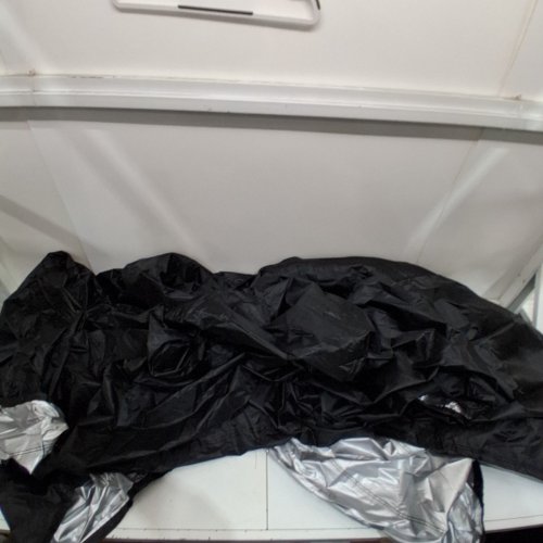 WATERPROOF OUTDOOR PROTECTIVE COVER - 8 X 5 X 3 FT - BLACK/SILVER image 3