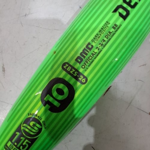 DEMARINI COMPOSITE BASEBALL BAT - 29" - GREEN / BLACK image 2