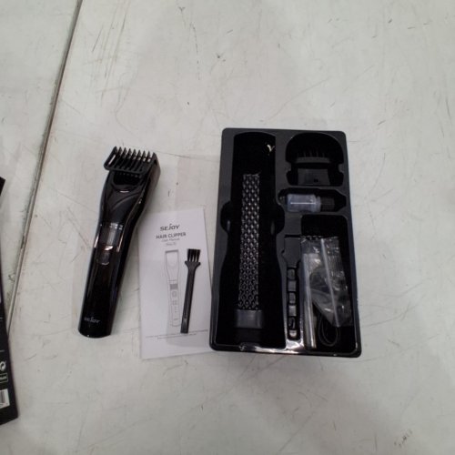 SEJOY CORDLESS HAIR CLIPPER WITH ACCESSORIES - BLACK (STYLE: SHARP 3S) image 3