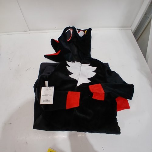KIDS UNISEX DISGUISE SONIC SHADOW COSTUME - LARGE (10-12) - BLACK image 2