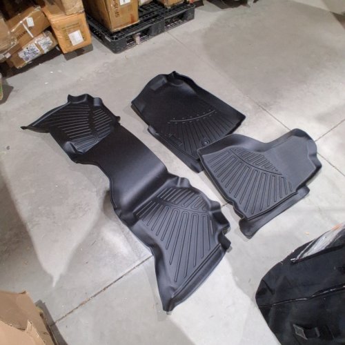 3PC ALL WEATHER FLOOR MAT FOR 2002-2008 DODGE RAM 1500 - BLACK image 2