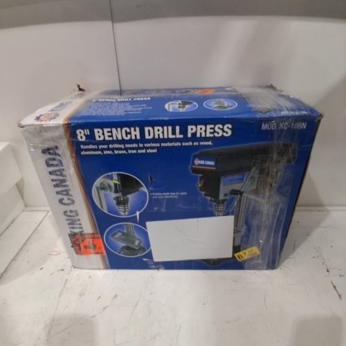 KING CANADA BENCH DRILL PRESS - 8" - BLACK/GREY - (MODEL: KC-108N) image 7