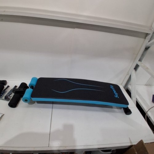COSTWAY FOLDING WEIGHT BENCH ADJUSTABLE SIT-UP BOARD WORKOUT SLANT BENCH - BLUE - (MODEL: SP37043BL) image 2