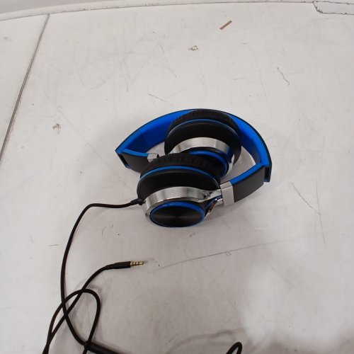 AILIHEN C8 LIGHTWEIGHT FOLDABLE HEADPHONE WITH MICROPHONE MIC AND VOLUME CONTROL - BLACK/BLUE image 4