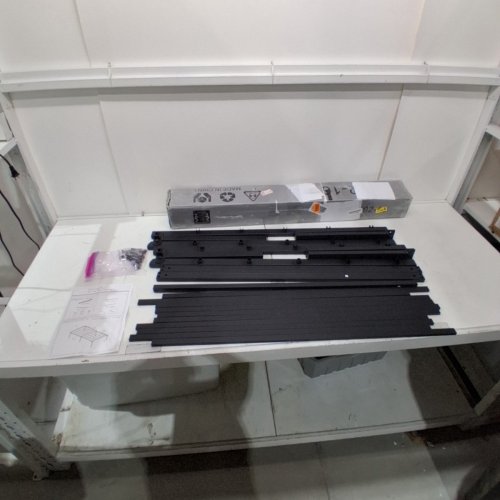 BED FRAME NO BOX SPRING REQUIRED METAL PLATFORM - 16" - TWIN/TWIN XL - BLACK (MODEL: 3502-16) image 4