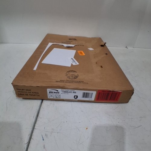 BEMIS ECONOMY PLASTIC ELONGATED TOILET SEAT - WHITE (MODEL: 7300SLEC 000) image 5