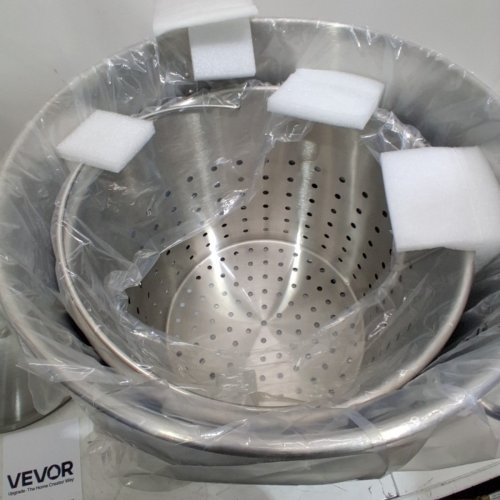 STAINLESS STEEL STOCKPOT WITH BASKET AND LID - 21GAL - SILVER (MODEL: SP84QT454906S) image 3