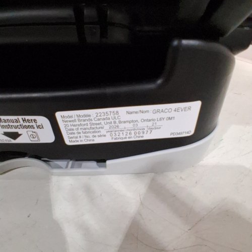 GRACO 4EVER 4-IN-1 BABY TO BOOSTER CAR SEAT - HANCOCK (MODEL: 2235758) image 2