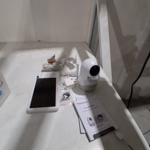 2PC HELLOBABY DIGITAL WIRELESS VIDEO BABY MONITOR WITH REMOTE PAN-TILT-ZOOM, 1000FT RANGE, NIGHT VISION, LULLABIES & TWO-WAY AUDIO, NO WIFI - WHITE (MODEL: HB6256) image 4