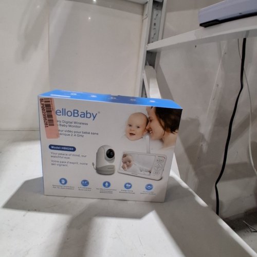 2PC HELLOBABY DIGITAL WIRELESS VIDEO BABY MONITOR WITH REMOTE PAN-TILT-ZOOM, 1000FT RANGE, NIGHT VISION, LULLABIES & TWO-WAY AUDIO, NO WIFI - WHITE (MODEL: HB6256) image 5