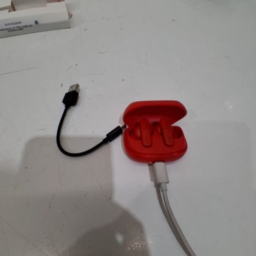 SKULLCANDY SMOKIN' BUDS IN-EAR WIRELESS EARBUDS - 20HR BATTERY, 50% RENEWABLE PLASTICS, MICROPHONE, WORKS WITH IPHONE ANDROID AND BLUETOOTH DEVICES - RED (MODEL: S2TAW) image 6