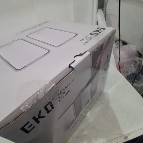 2PK EKO SOFT CLOSE STEP-ON PEDAL BIN - 6.7 LITRES - SILVER/STAINLESS STEEL (MODEL :1941814 ) image 4