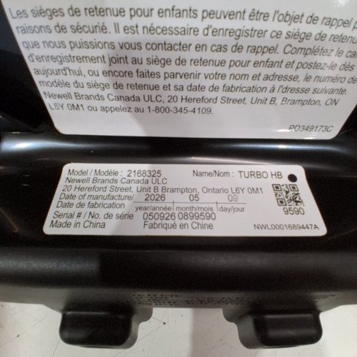 GRACO 2-IN-1 TURBOBOOSTER HIGHBACK TO BACKLESS BOOSTER CAR SEAT - 40-100LB MAX - BLACK (MODEL: 2168325) image 2