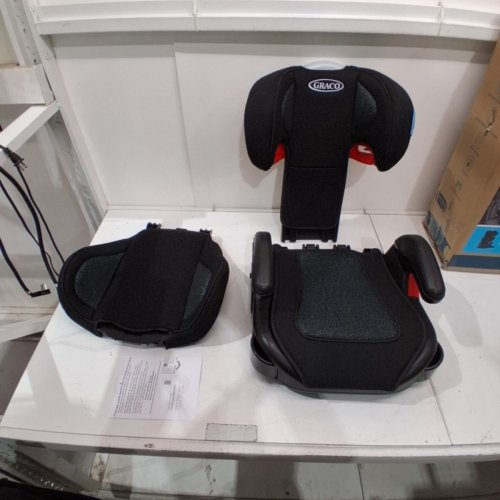 GRACO 2-IN-1 TURBOBOOSTER HIGHBACK TO BACKLESS BOOSTER CAR SEAT - 40-100LB MAX - BLACK (MODEL: 2168325) image 4
