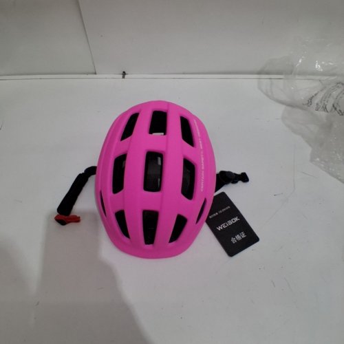 KID'S WEISIOK LIGHTWEIGHT BIKE HELMET - SMALL - PINK image 3