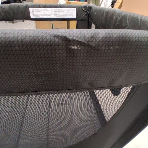 PAMO BABE PORTABLE CRIB BABY PLAYPEN WITH MATTRESS AND STORAGE BAG - 39" X 27" X 25" - BLACK - (MODEL : P901) image 3