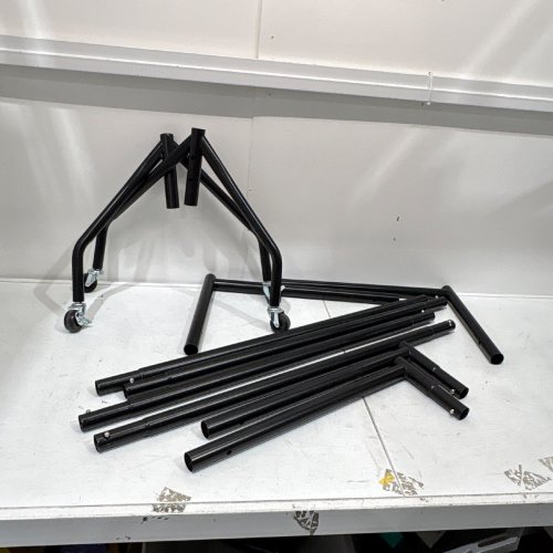 AMAZON BASICS HEAVY DUTY CLOTHES RAIL GARMENT RAIL - 60.5" X 19.5" X 48" - BLACK image 2