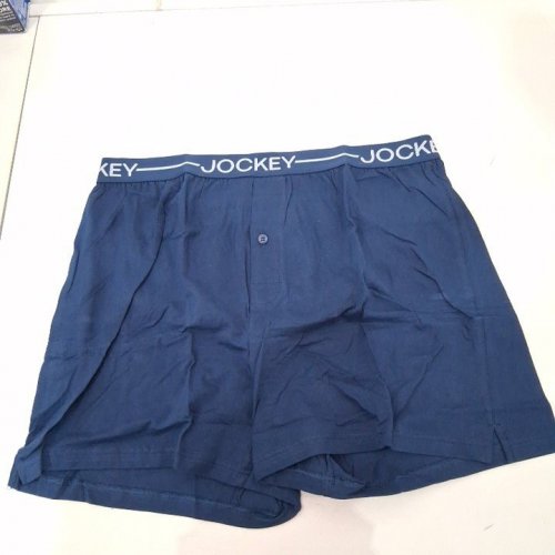 MEN'S JOCKEY CLASSIC BOXER SHORTS - LARGE - NAVY BLUE image 2