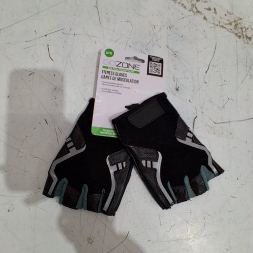 GOZONE FITNESS GLOVES - LARGE / EXTRA LARGE - BLACK (STYLE : 30086798) image 2