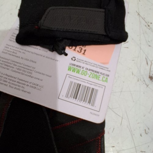 GOZONE FITNESS GLOVES - LARGE / EXTRA LARGE - BLACK (STYLE : 30086798) image 4
