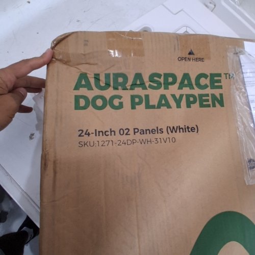 2 FXW AURASPACE ACRYLIC DOG PLAY PEN - 24" - WHITE (MODEL: WHITE 2402/1271-24DP-WH-31V10) image 2