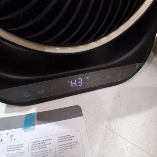 DREO WHOLE ROOM HEATER AND LONG-RANGE CIRCULATOR - 1500W - BLACK (MODEL: DR-HSH034) image 2