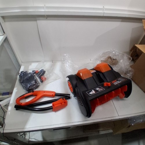VOLTASK CORDLESS SNOW BLOWER SHOVEL - 16" - 48 V - ORANGE / BLACK (ITEM: SS-40A) image 3
