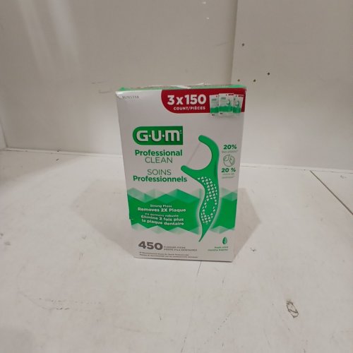 ~445PK GUM PROFESSIONAL CLEAN STRONG FLOSS FLOSSER PICKS - FRESH MINT image 4