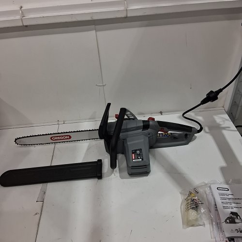 OREGON SELF-SHARPENING CORDED CHAINSAW - 18" BLADE 15AMP - GREY (MODEL: CS1500-091) image 2