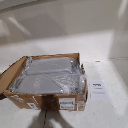 LIGHTWEIGHT SHOWER TUB TRANSFER BENCH SEAT WITH REVERSIBLE BACKREST - 24" X 33.3" X 36.2" - GREY (MODEL: FBL630237) image 2