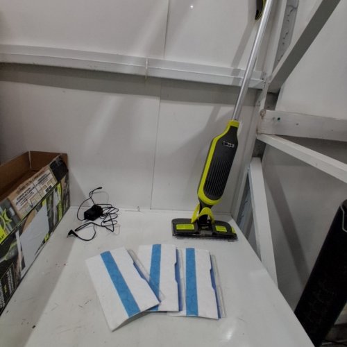 SHARK VACMOP CORDLESS HARD FLOOR VACUUM MOP WITH DISPOSABLE PADS - CLEAN GREEN (MODEL: VM200C) image 3