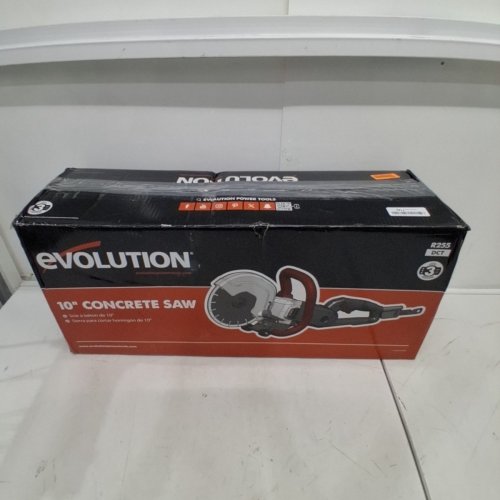 EVOLUTION CORDED 10" CONCRETE SAW - 15AMP - ORANGE/BLACK (MODEL: R255) image 5