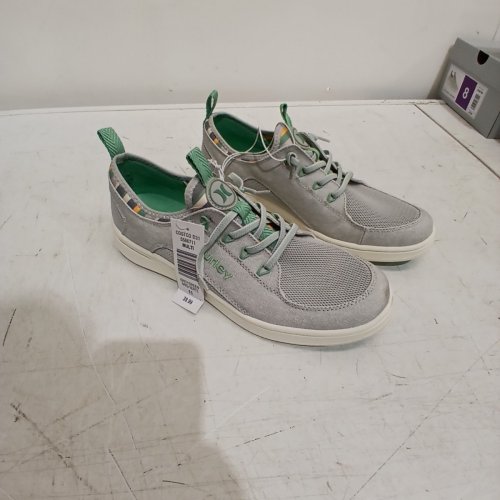 WOMEN'S HURLEY CASTAIC SNEAKER - SIZE 11 - GREY/GREEN (STYLE: 5566709) image 3