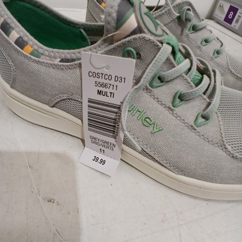 WOMEN'S HURLEY CASTAIC SNEAKER - SIZE 11 - GREY/GREEN (STYLE: 5566709) image 4