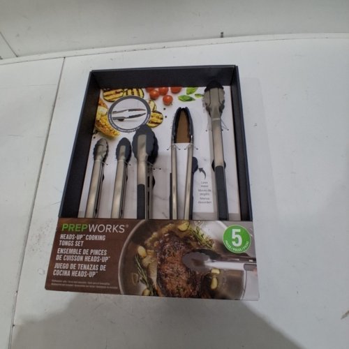 5PC PROGRESSIVE PREPWORKS DISHWASHER SAFE TONG SET - (MODEL:1901786) image 2