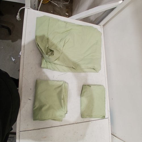 3PC MELLOW DUVET & 2 PILLOW SHAMS - KING - GREEN image 3