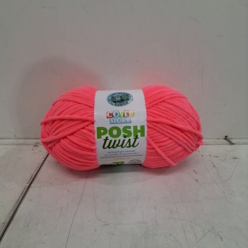 LIONBRAND COVER STORY POSH TWIST YARN - 200G - STRAWBERRY GLOW / PINK image 2