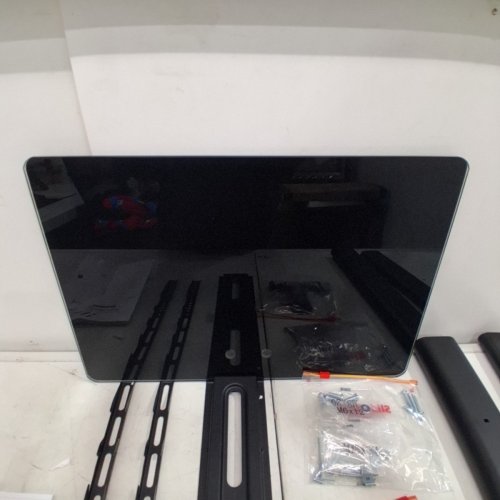 AX WABBER FLOOR TV STAND WITH MOUNT - 80° SWIVEL FOR MOST 27" - 65" TV'S - BLACK (MODEL: AX1006TB) image 4